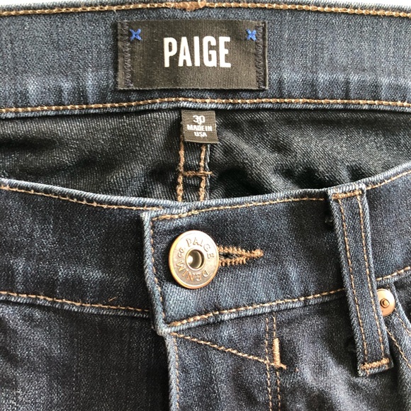 PAIGE Men’s Transcend Jeans - Lennox Slim Fit - Picture 6 of 8